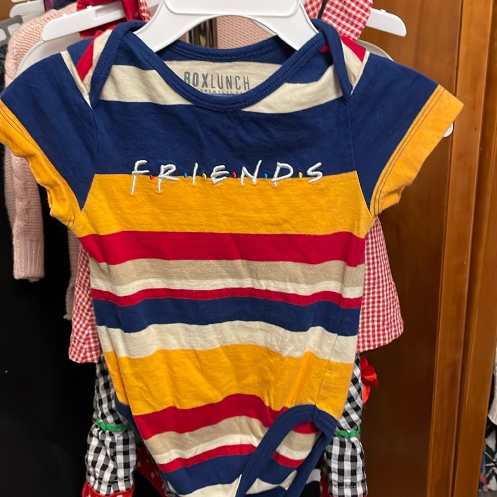 Boxlunch Exclusive Friends Striped Onesie